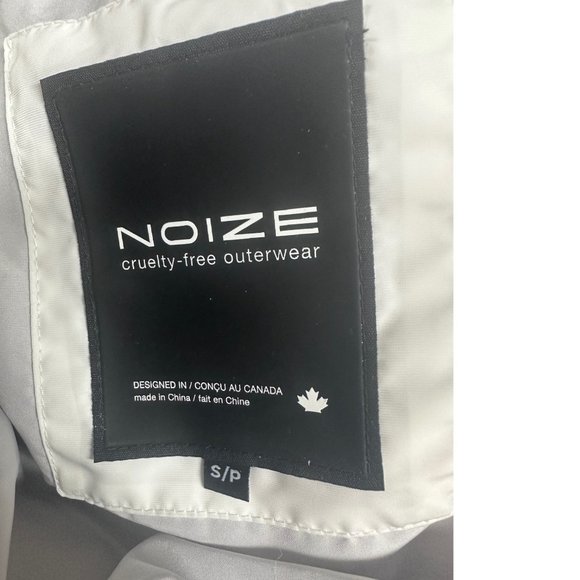 NWT Winter Faux Fur-Trimmed Vegan Leather Hooded Parka White  Puffer Jacket Coat - Picture 8 of 10